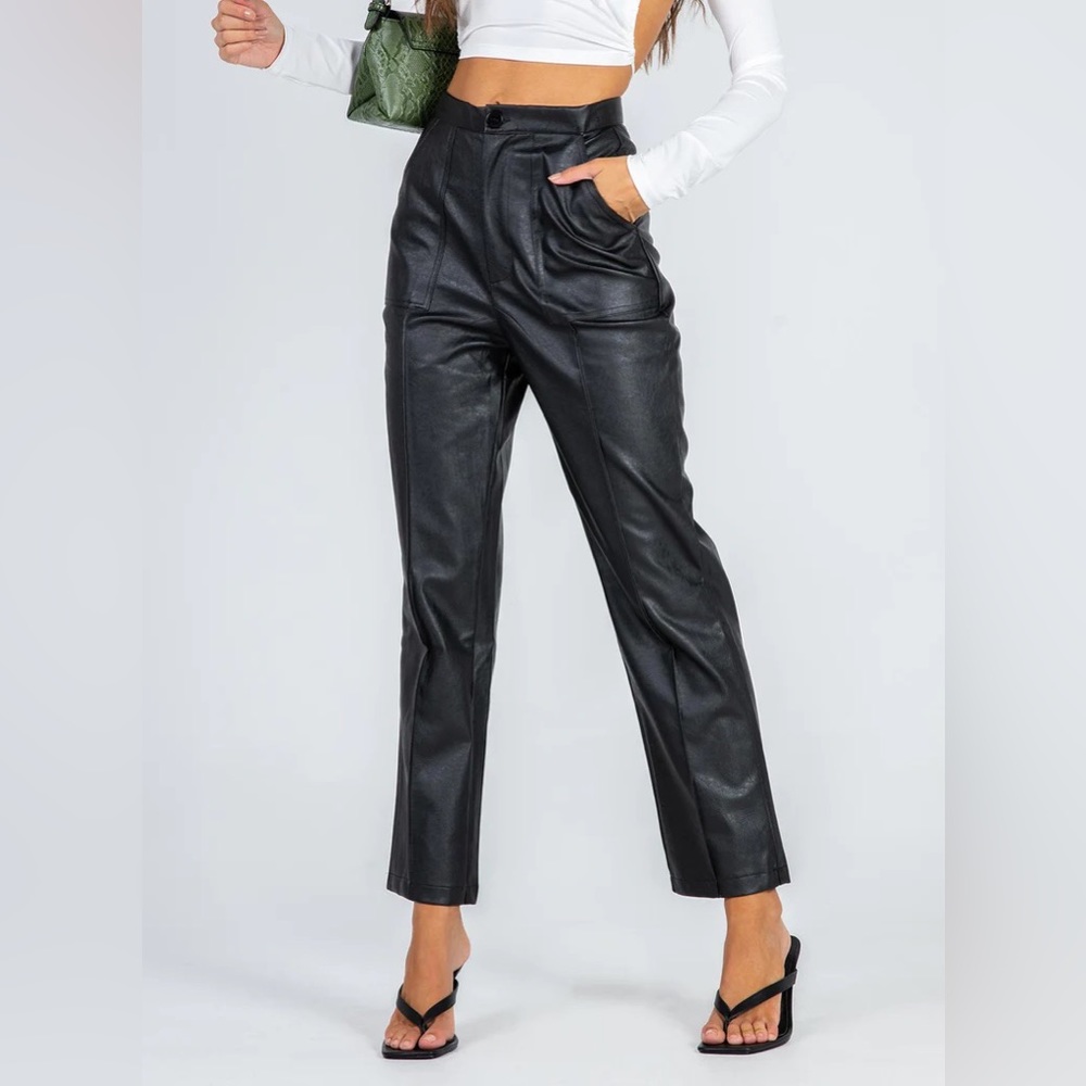 Princess Polly Encore Pants Black